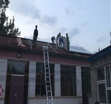  Sơn Đông Duy Phường 5KW trạm điện quang điện trên mái nhà